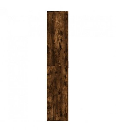 vidaXL Highboard Smoked Oak 60x35x180 cm Engineered Wood