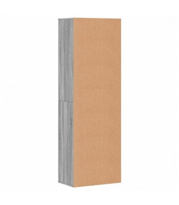 vidaXL Highboard Grey Sonoma 60x35x180 cm Engineered Wood