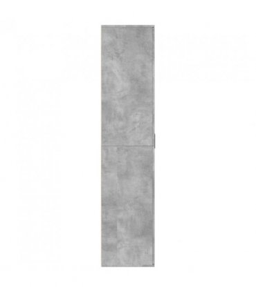 vidaXL Shoe Cabinet Concrete Grey 80x39x178 cm Engineered Wood