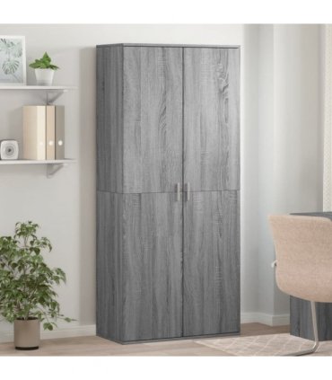 vidaXL Shoe Cabinet Grey Sonoma 80x39x178 cm Engineered Wood