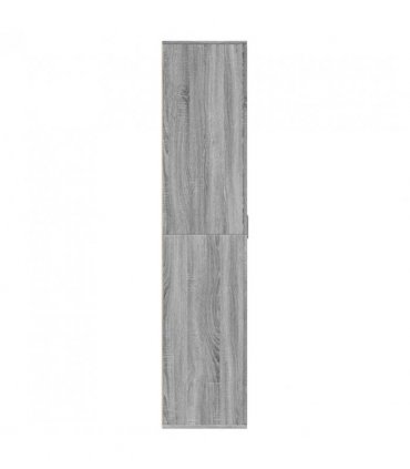 vidaXL Shoe Cabinet Grey Sonoma 80x39x178 cm Engineered Wood