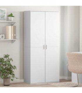 vidaXL Shoe Cabinet White 80x39x178 cm Engineered Wood