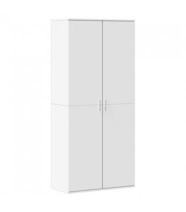 vidaXL Shoe Cabinet White 80x39x178 cm Engineered Wood