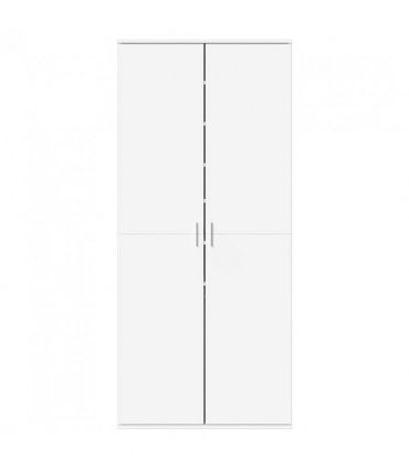 vidaXL Shoe Cabinet White 80x39x178 cm Engineered Wood