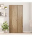 vidaXL Highboard Artisan oak 80 x 39 x 178 cm Engineered wood