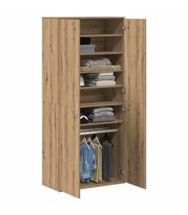 vidaXL Highboard Artisan oak 80 x 39 x 178 cm Engineered wood