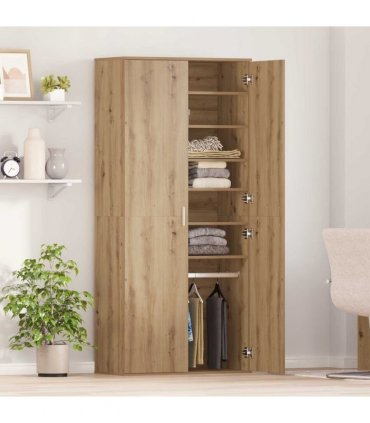 vidaXL Highboard Artisan oak 80 x 39 x 178 cm Engineered wood