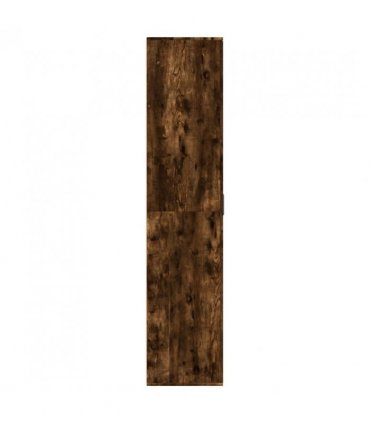vidaXL Shoe Cabinet Smoked Oak 80x39x178 cm Engineered Wood