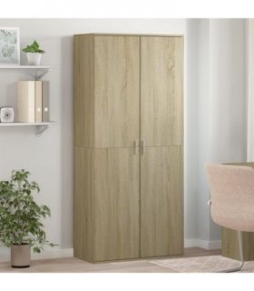 vidaXL Shoe Cabinet Sonoma Oak 80x39x178 cm Engineered Wood