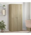 vidaXL Shoe Cabinet Sonoma Oak 80x39x178 cm Engineered Wood