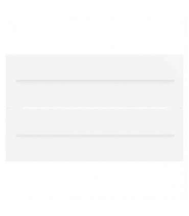 vidaXL Sink Cabinet with Built-in Basin White Engineered Wood — Size: 80 x 38.5 x 48 cm, Model: without faucet