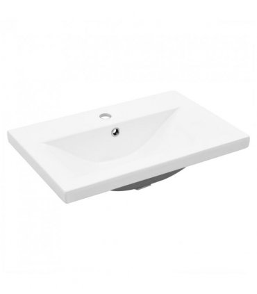 vidaXL Sink Cabinet with Built-in Basin Old Wood — Size: 60 x 38.5 x 45 cm, Model: without faucet & drain