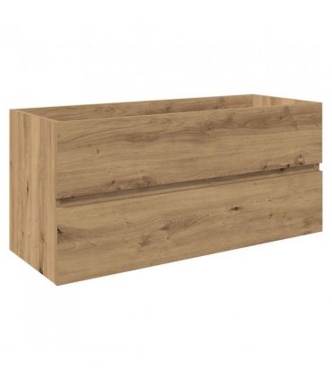 vidaXL Sink Cabinet with Built-in Basin and Faucet Artisan Oak — Size: 100 x 38.5 x 45 cm, Model: with faucet & drain