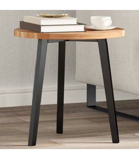 vidaXL Table Top Round Ø40x2 cm Solid Wood Acacia — Colour: oil finished, Size: Ø 40 x 2 cm