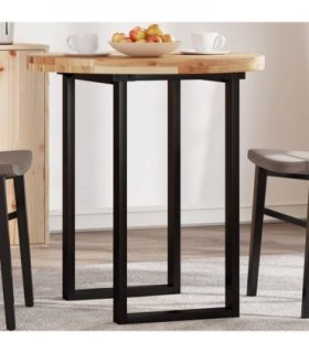 vidaXL Table Top Round Ø70x4 cm Solid Wood Acacia — Colour: oil finished, Size: Ø 70 x 4 cm