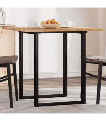 vidaXL Table Top Square 80x80x2 cm Solid Wood Acacia — Colour: oil finished, Size: 80 x 80 x 2 cm