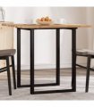 vidaXL Table Top Square 80x80x2 cm Solid Wood Acacia — Colour: oil finished, Size: 80 x 80 x 2 cm