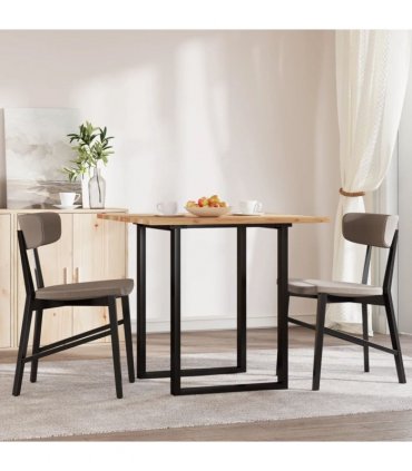 vidaXL Table Top Square 80x80x2 cm Solid Wood Acacia — Colour: oil finished, Size: 80 x 80 x 2 cm