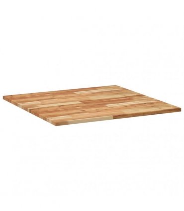 vidaXL Table Top Square 80x80x2 cm Solid Wood Acacia — Colour: oil finished, Size: 80 x 80 x 2 cm