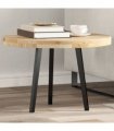 vidaXL Table Top Round Ø60x4 cm Solid Wood Acacia — Colour: natural, Size: Ø 60 x 4 cm