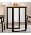 vidaXL Table Top Round Ø80x2 cm Solid Wood Acacia — Colour: oil finished, Size: Ø 80 x 2 cm