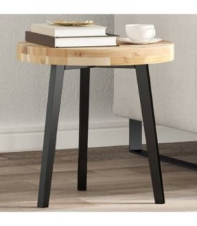 vidaXL Table Top Round Ø40x4 cm Solid Wood Acacia — Colour: natural, Size: Ø 40 x 4 cm