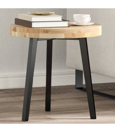 vidaXL Table Top Round Ø40x4 cm Solid Wood Acacia — Colour: natural, Size: Ø 40 x 4 cm