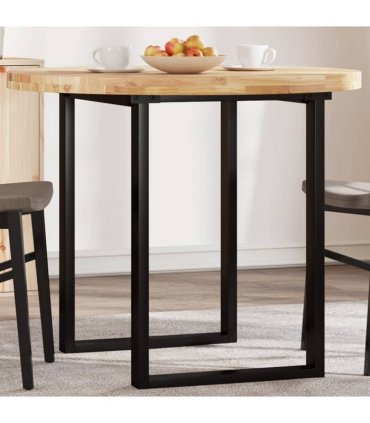 vidaXL Table Top Round Ø90x4 cm Solid Wood Acacia — Colour: natural, Size: Ø 90 x 4 cm
