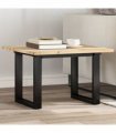 vidaXL Table Top Square 60x60x2 cm Solid Wood Acacia — Colour: natural, Size: 60 x 60 x 2 cm