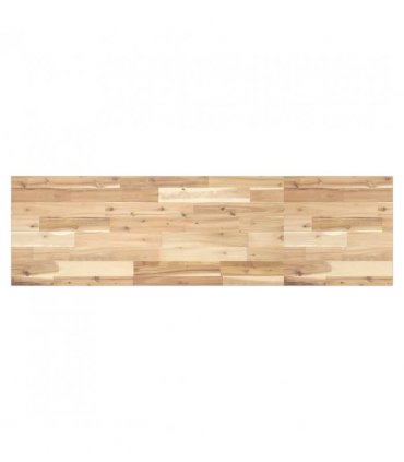 vidaXL Table Top 160x40x2 cm Rectangular Solid Wood Acacia — Colour: natural, Size: 160 x 40 x 2 cm