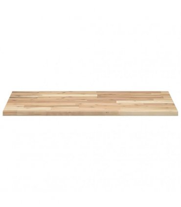 vidaXL Table Top Rectangular 80x50x2 cm Solid Wood Acacia — Colour: natural, Size: 80 x 50 x 2 cm