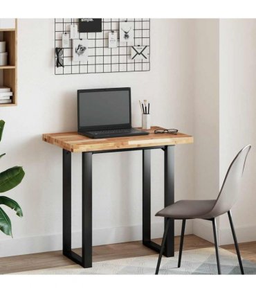 vidaXL Table Top Rectangular 100x50x4 cm Solid Wood Acacia — Colour: oil finished, Size: 100 x 50 x 4 cm