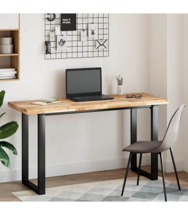 vidaXL Table Top Rectangular 140x50x4 cm Solid Wood Acacia — Colour: natural, Size: 140 x 50 x 4 cm