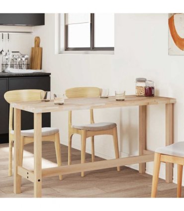 vidaXL Table Top Rectangular 140x50x4 cm Solid Wood Acacia — Colour: natural, Size: 140 x 50 x 4 cm