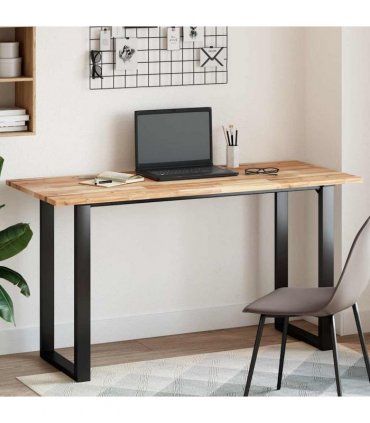 vidaXL Table Top Rectangular 120x60x2 cm Solid Wood Acacia — Colour: natural, Size: 120 x 60 x 2 cm