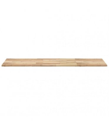 vidaXL Table Top Rectangular 120x60x2 cm Solid Wood Acacia — Colour: natural, Size: 120 x 60 x 2 cm