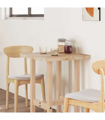 vidaXL Table Top Rectangular 80x60x4 cm Solid Wood Acacia — Colour: natural, Size: 80 x 60 x 4 cm