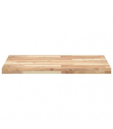 vidaXL Table Top Rectangular 80x60x4 cm Solid Wood Acacia — Colour: natural, Size: 80 x 60 x 4 cm