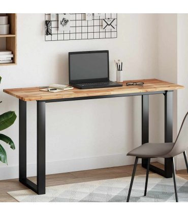 vidaXL Table Top Rectangular 120x50x2 cm Solid Wood Acacia — Colour: oil finished, Size: 120 x 50 x 2 cm
