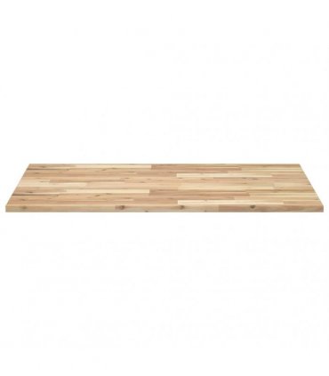 vidaXL Table Top Rectangular 80x70x2 cm Solid Wood Acacia — Colour: natural, Size: 80 x 70 x 2 cm