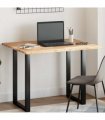 vidaXL Table Top Rectangular 100x80x2 cm Solid Wood Acacia — Colour: natural, Size: 100 x 80 x 2 cm