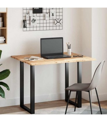 vidaXL Table Top Rectangular 100x80x2 cm Solid Wood Acacia — Colour: natural, Size: 100 x 80 x 2 cm