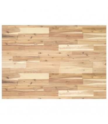vidaXL Table Top Rectangular 100x70x2 cm Solid Wood Acacia — Colour: natural, Size: 100 x 70 x 2 cm