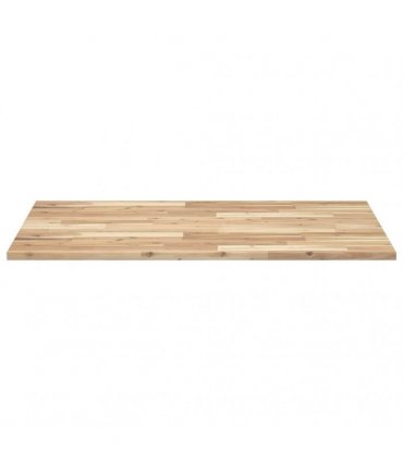 vidaXL Table Top Rectangular 100x70x2 cm Solid Wood Acacia — Colour: natural, Size: 100 x 70 x 2 cm