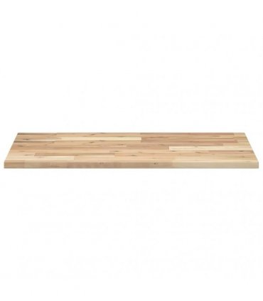 vidaXL Table Top Rectangular 100x50x2 cm Solid Wood Acacia — Colour: natural, Size: 100 x 50 x 2 cm