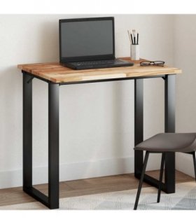vidaXL Table Top Rectangular 100x60x2 cm Solid Wood Acacia — Colour: oil finished, Size: 100 x 60 x 2 cm