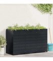 vidaXL Wheelie Bin Storage for 3 Bins Black 204 x 77.5 x 121.5 cm — Model: Planter top