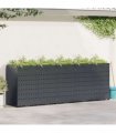 vidaXL Wheelie Bin Storage for 5 Bins Anthracite 340 x 77.5 x 121.5 cm — Model: Planter top