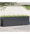 vidaXL Wheelie Bin Storage for 6 Bins Anthracite 408 x 77.5 x 121.5 cm — Model: Planter top