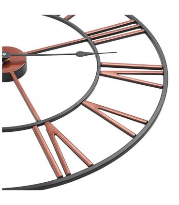 vidaXL Wall Clock Metal 58 cm Red